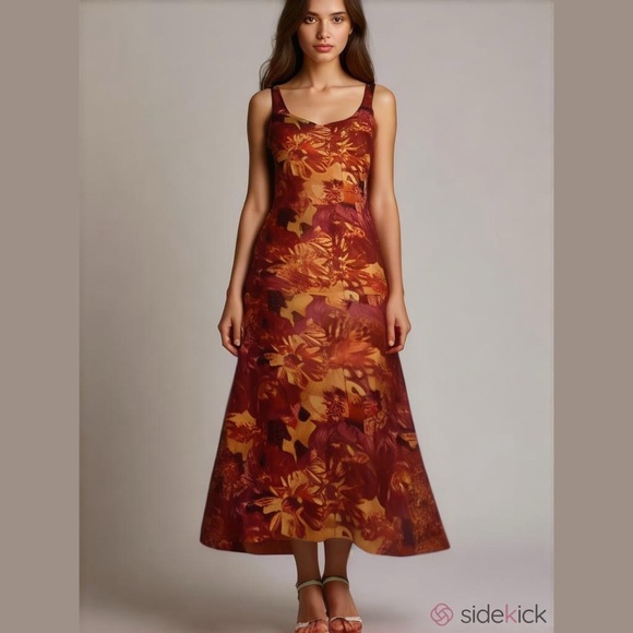 Isaac Mizrahi Dresses & Skirts - Isaac Mizrahi Floral Tropical Long Dress Size XS Pockets
SideZip Fully Lined
NEW